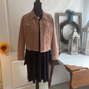ANNALEE HOPE Black Long Sleeve Dress - L - Great Condition